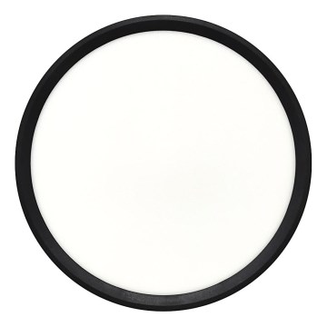 LED Stropní svítidlo LED/24W/230V 3000/4000/6500K pr. 30 cm černá